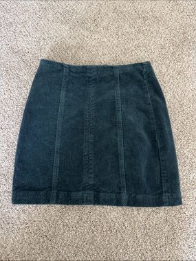 PacSun dark Blue Corduroy Mini Skirt